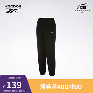 Reebok 锐步 官方男子GV5509运动休闲生活舒适时尚长裤 GV5509_黑色 A/S