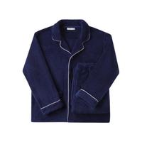 京东京造 男士珊瑚绒家居服套装 6941592756835 黛蓝色 XL