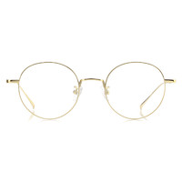 HAN 汉 HN41121 金色纯钛眼镜框+1.74折射率 防蓝光镜片
