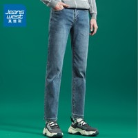 JEANSWEST 真维斯 男装直筒牛仔裤 JW-04-181YS588