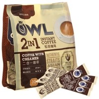 OWL 猫头鹰 中度烘焙 二合一速溶无蔗糖咖啡粉  原味 360g