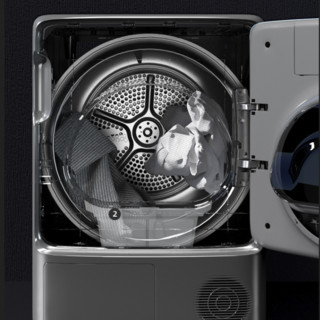 MINIJ 小吉 AC1000系列 JW100-74THQDZW+JH100-7FTHQDWS 变频热泵洗烘套装 太空银
