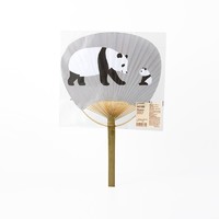 限地区：MUJI 無印良品 大熊猫团扇 24*37.5cm