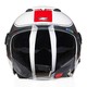 ZEUS 瑞狮 摩托车头盔T43白红 L（适合57-58头围）