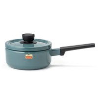 FUJIHORO 富士琺瑯 奶锅(18cm、2.2L、搪瓷、湖蓝)