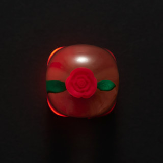ZOMO PLUS 玫瑰系列 3D打印树脂 UV喷涂 3D高度 键帽 3D打印玫瑰  1键