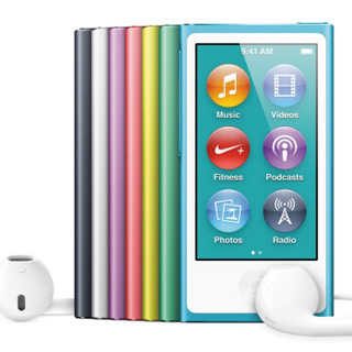 苹果ipod nano7 16G mp4触屏 MP3 7代蓝牙Airpods播放器 可帮下歌 97新16G粉色 16GB 官方标配