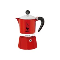 Bialetti 比乐蒂 彩虹摩卡壶 3杯份 红