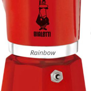 Bialetti 比乐蒂 彩虹摩卡壶 6杯份 红