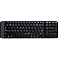 logitech 羅技 MK220 無線鍵鼠套裝 黑色+短款鼠標墊