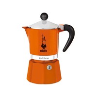 Bialetti 比乐蒂 彩虹摩卡壶 6杯份 橘