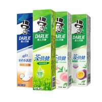 DARLIE 好来 牙膏套装 (茶倍健龙井绿茶120g+茶倍健初萃茶白桃味160g+茶倍健初萃茶百香果味160g+密泡小苏打冷压椰子油140g)