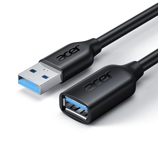 acer 宏碁 U103 USB3.0延长线 0.5m 黑色