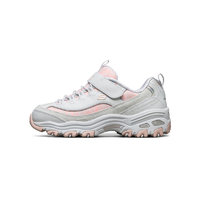 SKECHERS 斯凯奇 D'LITES系列 664150L/WPK 女童休闲运动鞋  白色/粉红色 38码