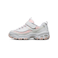 SKECHERS 斯凯奇 D'LITES系列 664150L/WPK 女童休闲运动鞋 白色/粉红色 27.5码