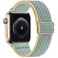 炫匠 Apple Watch7 41mm表盘 尼龙编织表带 艳阳色