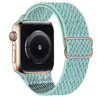 炫匠 Apple Watch7 45mm表盘 尼龙编织表带 碧海色
