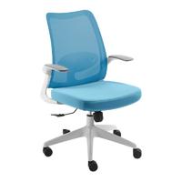 YunTEAM 云客 S20Y125 人体工学电脑椅 蓝色+白色 重力轮版