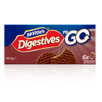 McVitie's 麦维他 全麦消化饼 巧克力味 199.8g*3袋