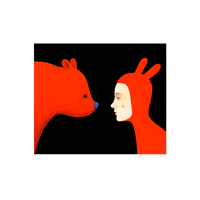 买买艺术 张占占《味道1》50x40cm 纸本 银色铝合金框