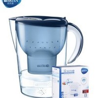 BRITA 碧然德 过滤净水器 家用滤水壶 净水壶 Marella 海洋系列+多效滤芯12枚