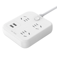 ORICO 奥睿科 NBS-3A2U-18-WH 新国标插排 三孔2位USB 1.8m