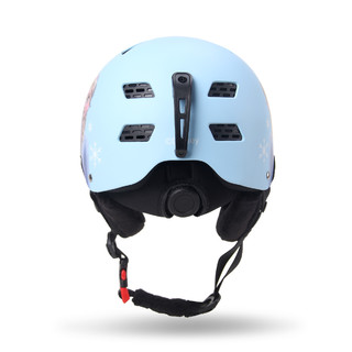 迪士尼联名青少年滑雪头盔男女孩户外运动头盔滑雪装备加厚安全帽