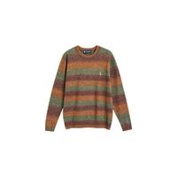 Hush Puppies 暇步士 男女款圆领针织衫 PW-20528D 中啡 M