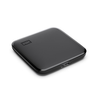 Western Digital 西部数据 Elements 新元素系列 USB 3.2 移动固态硬盘 Type-C 1TB 黑色 WDBAYN0010BBK-CESN