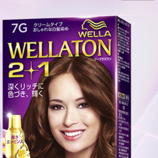 WELLA 威娜 2+1染发膏 #9GM水光茶褐 1盒
