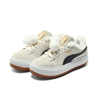 PUMA 彪马 Suede Mayu 女子休闲运动鞋 385265-01 白黑 36