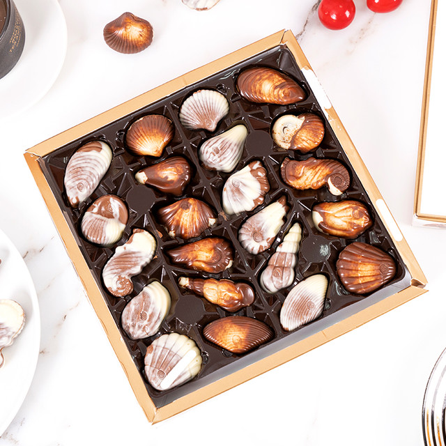 吉利莲 贝壳巧克力 榛子巧克力制品