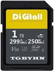 TGBYHN Digital 1TB SD卡 UHS-II R300MB/S,W299MB/S