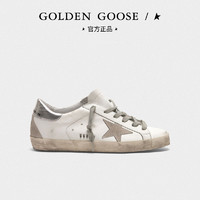 GOLDEN GOOSE Golden Goose 女鞋 Super-Star脏脏鞋小白鞋银尾星星休闲板鞋