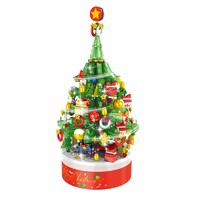 汇奇宝 圣诞系列 圣诞树音乐盒 带灯光-可USB供电
