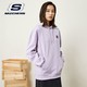 PLUS会员：SKECHERS 斯凯奇 L420U30122 男女加绒保暖连帽卫衣