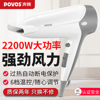 POVOS 奔腾 电吹风机家用大小功率宿舍用学生发廊发型师冷热风筒PH9026