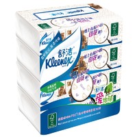 Kleenex 舒洁 小熊印花 抽纸 2层120抽4包（200*166mm）