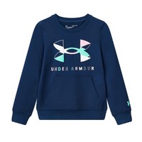 UNDER ARMOUR 安德玛 21128305 女童圆领卫衣 藏青 YLG