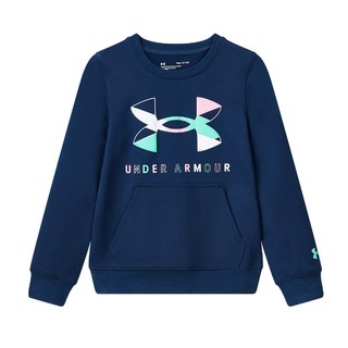 UNDER ARMOUR 安德玛 21128305 女童圆领卫衣 藏青 YSM