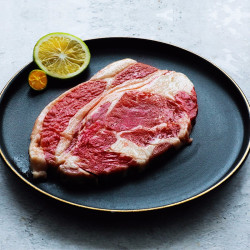 grandfarm大庄园西冷眼肉牛排6片装厚切整切调理生鲜牛肉西冷130g3片