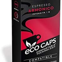 Lavazza Eco 咖啡胶囊 – Espresso Armonico – Nespresso 兼容 – 50粒 – 5包装(5 x 53克)