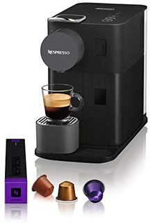De'Longhi 德龙 EN 500.B Nespresso黑色胶囊咖啡机Lattissima One 塑料外壳 1升 黑色