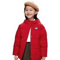 BOSIDENG 波司登 T00145216 女童羽绒服 中国红 160/80cm