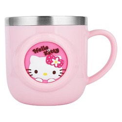 Hello Kitty 凯蒂猫 儿童保温杯 凯蒂貓粉（3D软硅胶） 260ml