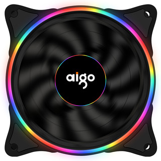 aigo 爱国者 冰魄系列 彩虹V1 120mm 机箱散热风扇