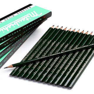 uni 三菱铅笔 9800 六角杆铅笔 2B 6支装