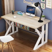 CIBO 赐帛 电脑台式桌书桌家用小桌子简约钢木现代卧室办公桌学生简易写字桌