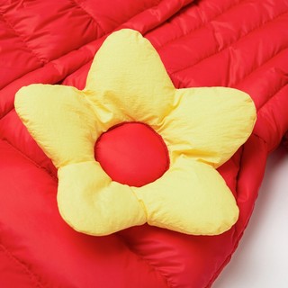 mini balabala 迷你巴拉巴拉 ZA0E074211381-60611 女童中长款羽绒服 中国红 110cm