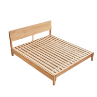 AHOME A家家具 NK003 现代实木架子床+床垫 1.8m床